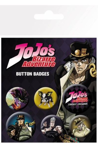 Jojo`s Bizzare Adventure - zestaw przypinek