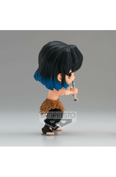 Demon Slayer Kimetsu no Yaiba Q Posket Mini Figure Inosuke Hashibira II Ver. A 13 cm