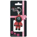 Squid Game 3D Rubber Keychain Square Guard 6 cm