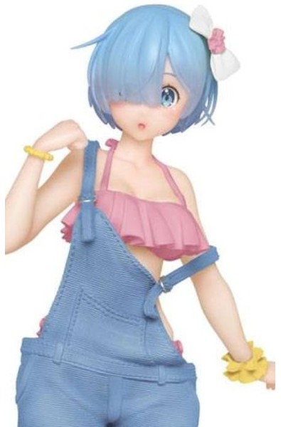 Re:Zero Precious PVC Statue Rem Original Salopette Swimwear Ver. Renewal 23 cm