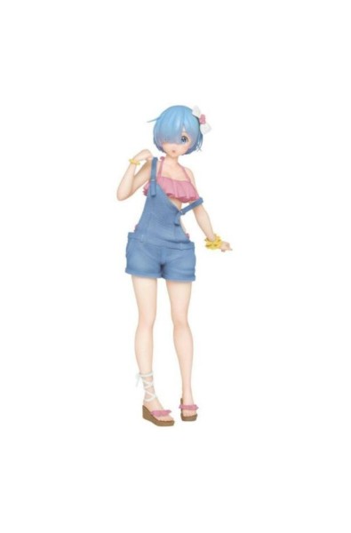 Re:Zero Precious PVC Statue Rem Original Salopette Swimwear Ver. Renewal 23 cm