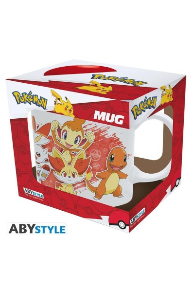 Pokemon - kubek Fire Starters White 320 ml