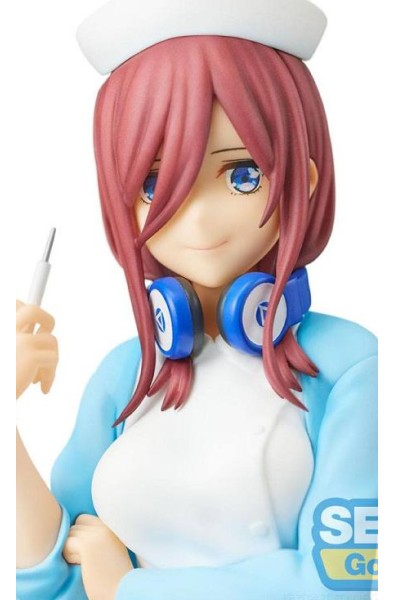 The Quintessential Quintuplets 2 SPM PVC Statue Miku Nakano Nurse Ver. 21 cm