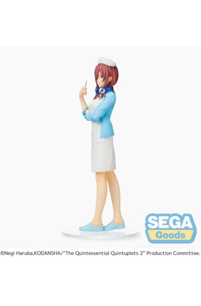 The Quintessential Quintuplets 2 SPM PVC Statue Miku Nakano Nurse Ver. 21 cm