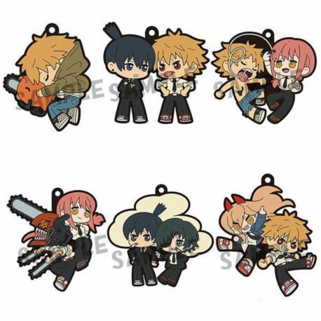 Chainsaw Man Rubber Charms 6 cm Assortment