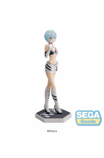 Evangelion Luminasta PVC Statue Evangelion Racing Rei Ayanami Pit Walk 21 cm