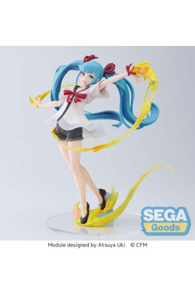 Hatsune Miku: Project DIVA MEGA 39`s Figurizm Luminasta PVC Statue Hatsune Miku Shiny T.R. 22 cm