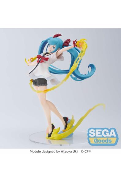 Hatsune Miku: Project DIVA MEGA 39`s Figurizm Luminasta PVC Statue Hatsune Miku Shiny T.R. 22 cm